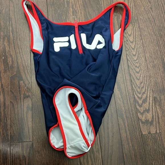 Fila Kids Youth One Piece Swimsuit Size 12 - Picture 7 of 7